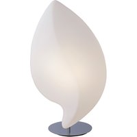 Natura Table Lamp 2 Light E27 Large Indoor, Polished Chrome/Opal White