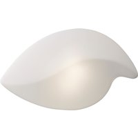 Natura Flush Ceiling/Wall Indoor Large 2 Light E27, Polished Chrome/Opal White