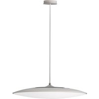 Slim LED Pendant 46cm Round 50W LED, 4000K, 4300lm, White, 3yrs Warranty