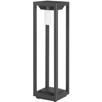 Bow LED Outdoor Bollard Urban grey, Opal, Warm-White 3000K, IP44