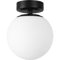 Giro 2 Globe Ceiling Light Black, Opal, IP44