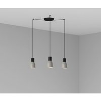 Kombo Cluster Pendant Ceiling Light Grey, E27