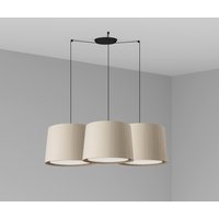 Samba Triple Cylindrical Cluster Drop Light Beige, E27