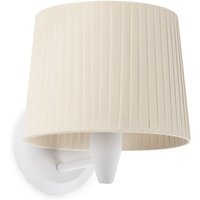 Samba Wall Light with Shade White, E27