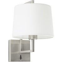 Frame Wall Light with Shade Nickel, E27