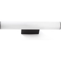 Volga Integrated LED Picture Light Wall Light Black, 3000K, IP44