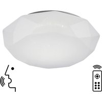 Diamante Smart Ceiling, 56W LED, 3000-5000K Tuneable White, 4000lm, Remote Control, APP, Voice Control, White