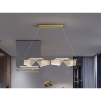 Velas Bar Pendant Ceiling Light Matt Gold 3000K