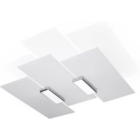 Fabiano 3 Light Decorative Flush Light White, Chrome, E27
