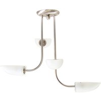 Udine Semi Flush 4 Light G9 Satin Chrome