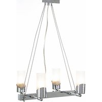Kopus Rectangular Pendant On Cable 4 Light G9 Polished Chrome