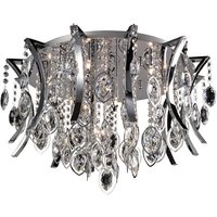Mios Ceiling 12 Light G4 Polished Chrome/Crystal, NOT LED/CFL Compatible