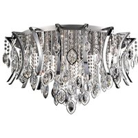 Mios Ceiling 15 Light G4 Polished Chrome/Crystal, NOT LED/CFL Compatible