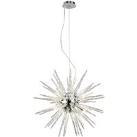 Tropez Pendant 8 Light G9 Polished Chrome/Glass