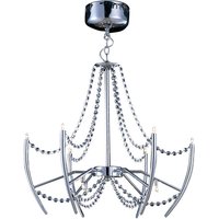 Zest Pendant Round 9 Light G4 Polished Chrome/Crystal, NOT LED/CFL Compatible