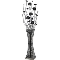 (DH) Majella Floor Lamp 7 Light G4 Polished Chrome/Black/Crystal, NOT LED/CFL Compatible
