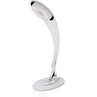 Tess Table Lamp 5W LED 3000K, 450lm, Matt White/Frosted Acrylic/Polished Chrome, 3yrs Warranty