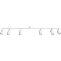 Lemmi Modern Ceiling Spotlight Bar White 6x GU10