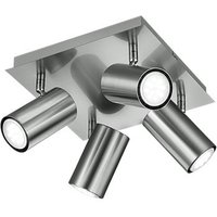 Marley Modern 4 Light Ceiling Spotlight Clusters Nickel Matt - UK Stock