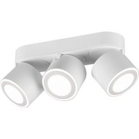 Taurus Modern 3 Light Ceiling Spotlight Bar White Matt 3000K - UK Stock