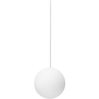 Mapa Bianco Globe Pendant Ceiling Light White