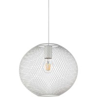Net Wire Frame 29cm Pendant Ceiling Light White