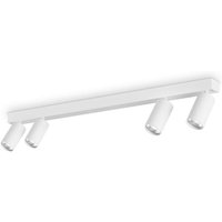 Profilo 4 Light Ceiling Spotlight Bar White
