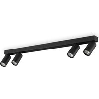 Profilo 4 Light Ceiling Spotlight Bar Black