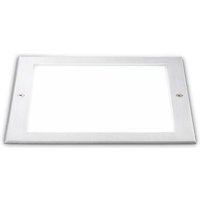 Taurus Integrated LED Outdoor Recessed Ground Light Wide Square Steel 1750Lm 3000K IP67