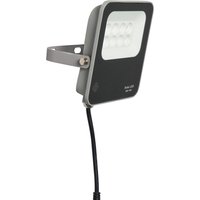 Denby Solar 3000k 300lm LED Outdoor Flood Light Grey IP65