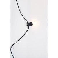 Wye Solar 2700k LED 10 Light Pendant Ceiling Light Black IP44