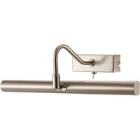 Abacus 8W Replaceable LED Dimmable Picture Light Switched 4000K Satin Nickel
