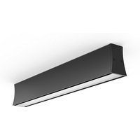 Hanok 40cm Linear Ceiling Light 110°, 14W LED, 3000K, 950lm, Black, 3yrs Warranty