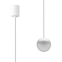 Kilda 1 Light Surface Pendant, 10W LED, 3000K, 800lm, White, 3yrs Warranty