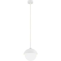Cappello Globe Pendant Ceiling Light Opal Matt, Cream White