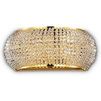 Pasha 3 Light Wall Light Gold