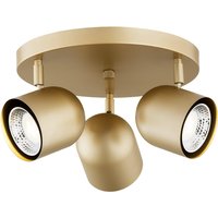 Isola Ceiling Spotlight Clusters Gold