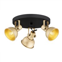 Lenora Ceiling Spotlight Clusters Gold, Black