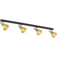 Lenora Ceiling Spotlight Bar Gold, Black