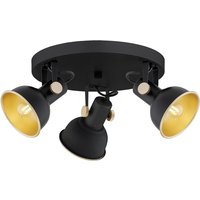 Lenora Ceiling Spotlight Clusters Black, Gold Elements