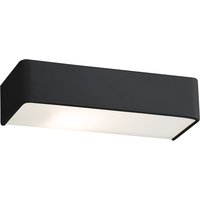 Rodan 30cm Flush Wall Lamp Black Structure