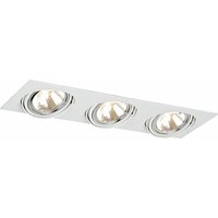 Olimp G9 Triple Recessed Downlight White Structure