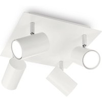Spot 4 Light Ceiling Light White