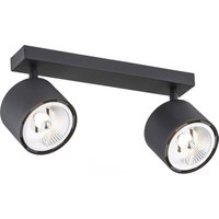 Clevland Twin Ceiling Spotlight Black Structure