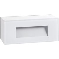 Dart Outdoor LED Recessed Wall Light White 5W 2700K IP65