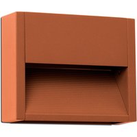Grada Outdoor Surface Mounted LED Wall Lamp Rust 3W 3000K IP54