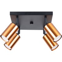 Winx 4 Light Ceiling Spotlight Clusters Black, Copper