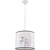 Sowy Cylindrical Pendant Ceiling Light Owls 40cm