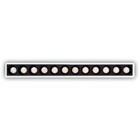 Lika 10W 12x LED Recessed Downlight White 3000K