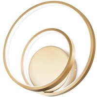 Oz Integrated LED Wall Lamp Brass 2700K
